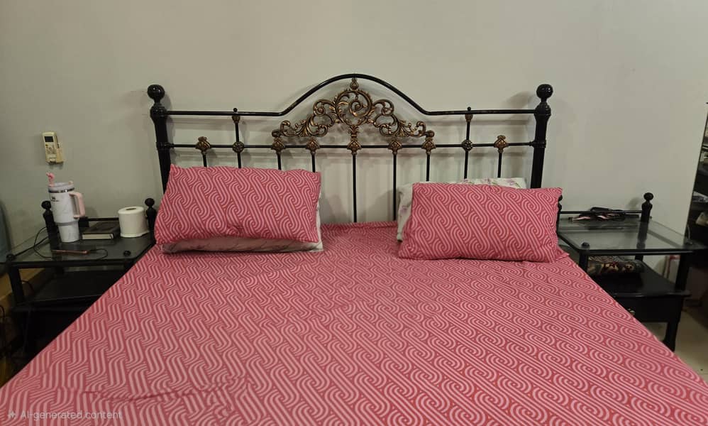 Black bed set 1