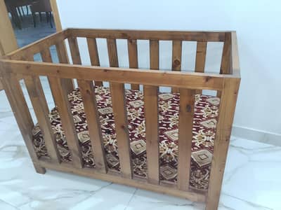 Brand New Baby Cot, complete wooden