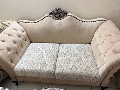 Bed and 7 seater sofa for sale  
