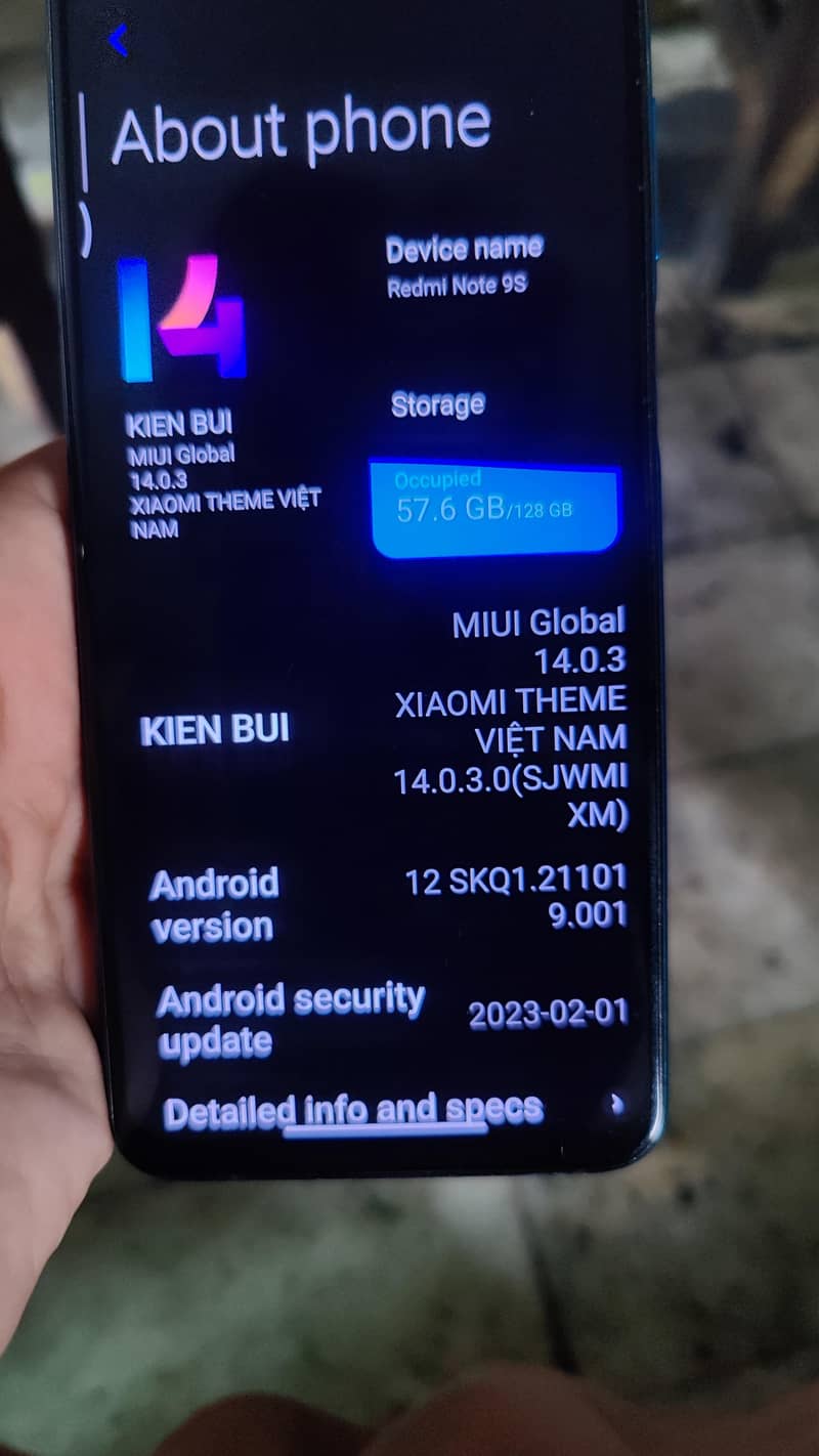 Xiaomi Redmi Note 9S 4