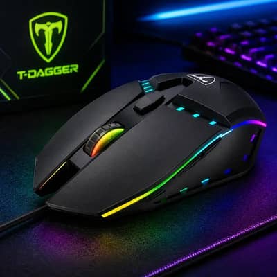T-Dagger TGM117 Shadow RGB Gaming Mouse – 7200 DPI
