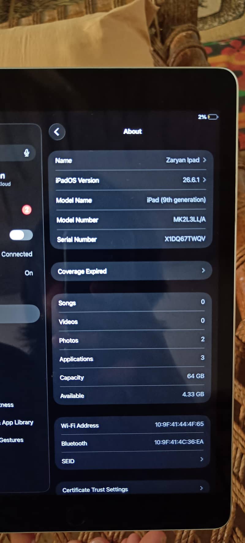 ipad 9 Generation 3