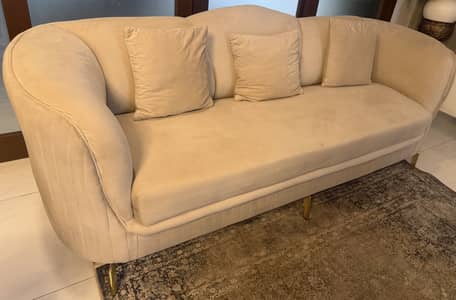 Oak and Smith designer sofa velvet