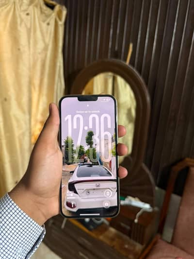 Iphone 13 pro max for sell battrey health 95 golden colour  128jb