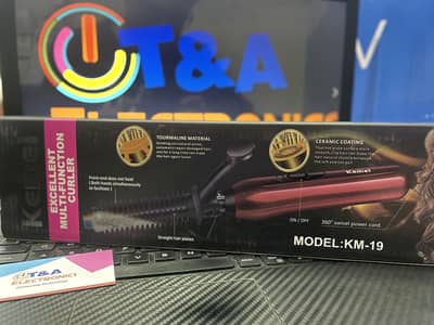 Kemei Hair Curler – Professional Curling Iron for Beautiful, Long-Las