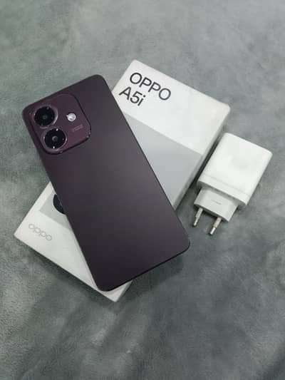 OPPO A5i 4+4/64GB 3 Months Warranty Complete Box 10/10 New Condition