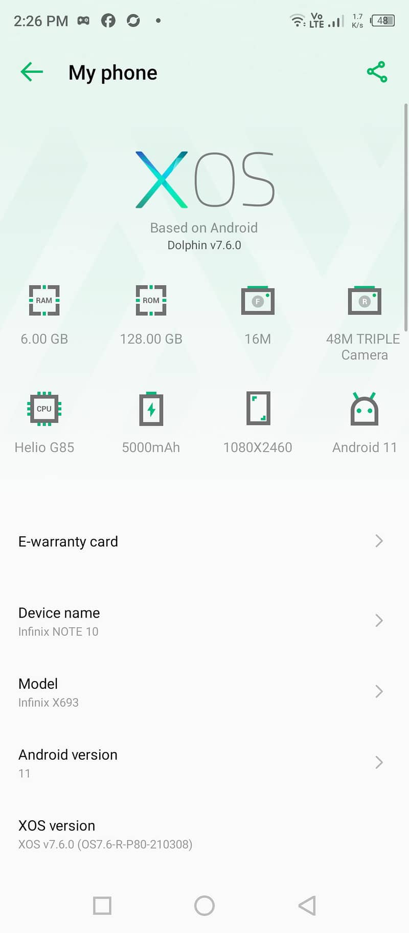 Infinix Note 10 3