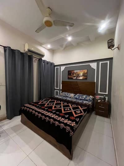 One bedroom apartment per day available Gulbug green Islamabad lukurya furnished apartment per day