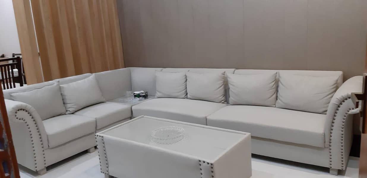 corner sofa set with tabel 1