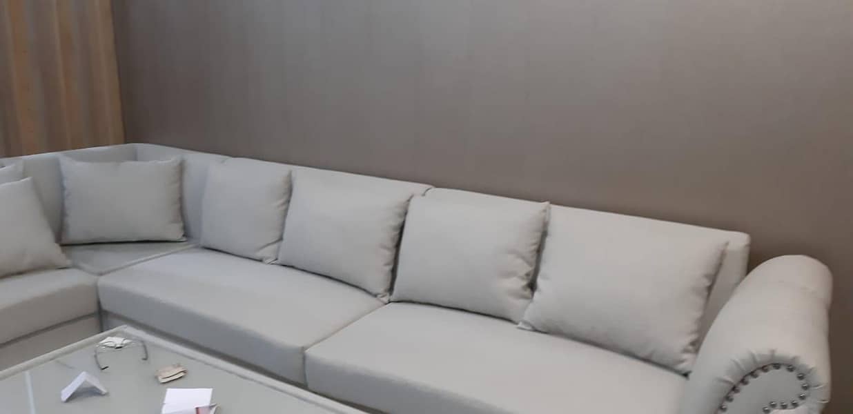 corner sofa set with tabel 4