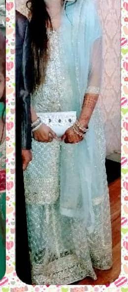 ice blue party wear