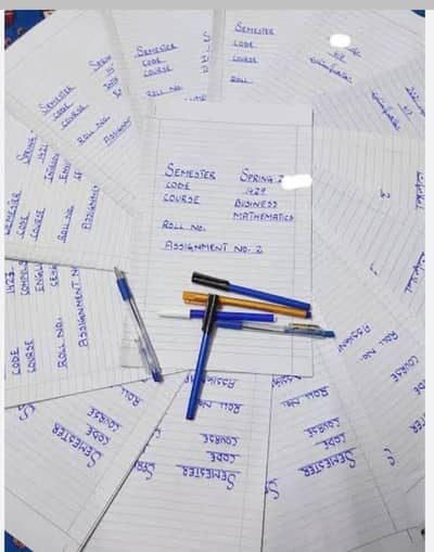 Hand Writing Assignment Work Available