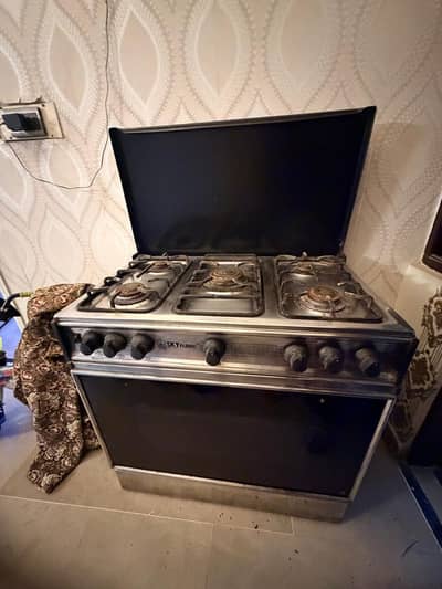 Skyflame cooking range 5 burners