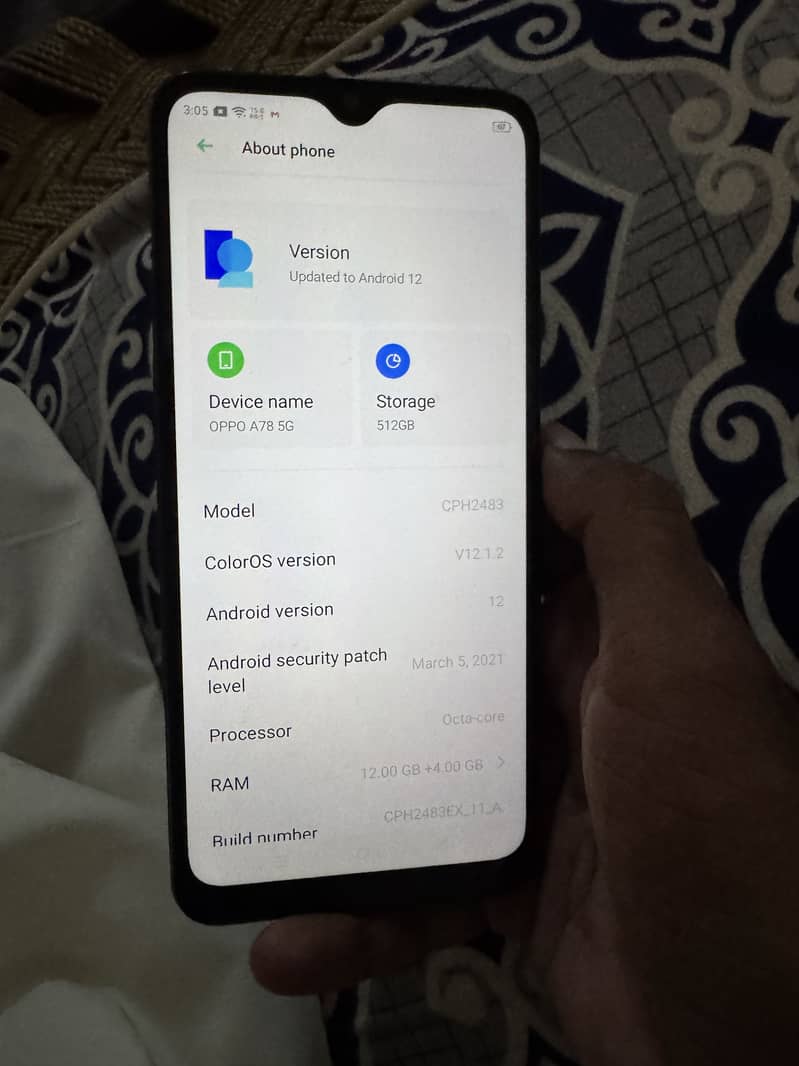 OPPO A78 0