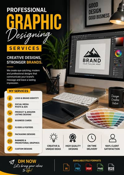Professional Graphic Designer Available for Work