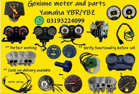 YBR 125 meter machines and meter parts geniun