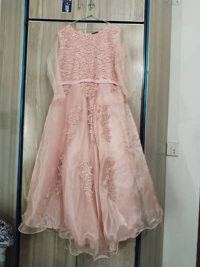 Beautiful Pink Fancy Party Wear Dress for Girls | Used | Good Conditi
