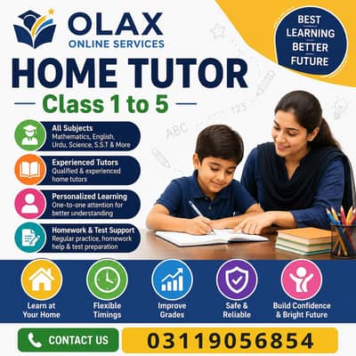 Home Tutor Class 1 to 5