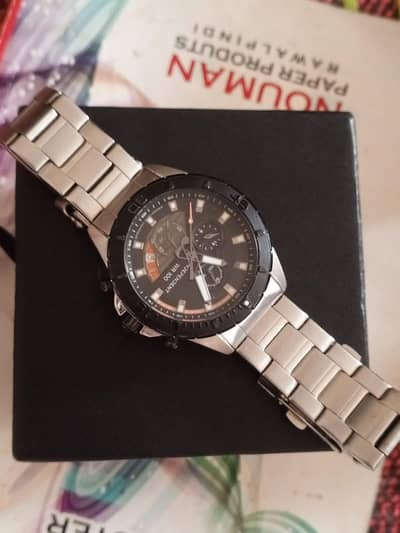 Citizen INDEPENDENT Chronograph WR 100 All Stainless Steel Watch