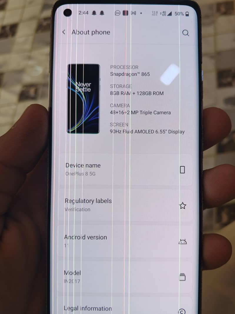 One Plus 8 5g 3