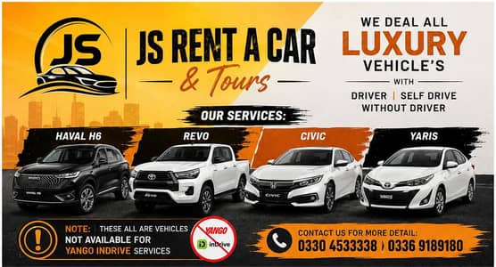 Car Rental BRV Revo Prado Vigo Civic Haval V8 Rent A Car in Islamabad