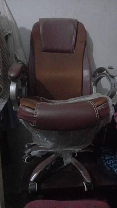 Executive Office Table with Revolving Chair –2 chair . 2 tables