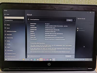 HP 640 i5-4210M 2.60 GHz