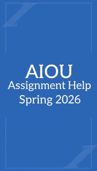 AIOU spring assignment