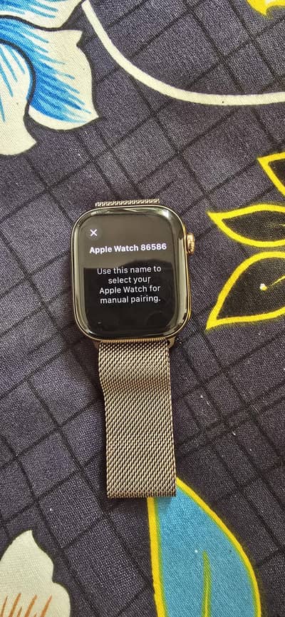 Apple Watch Series 10 (42mm Titanium Case).