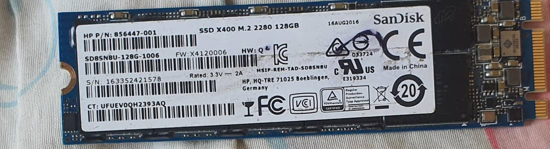 SDD HARD DRIVE 128GB