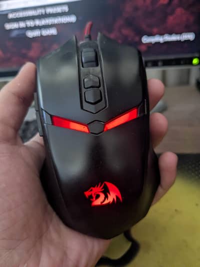 Redragon Gaming mouse with box software control ha almost new