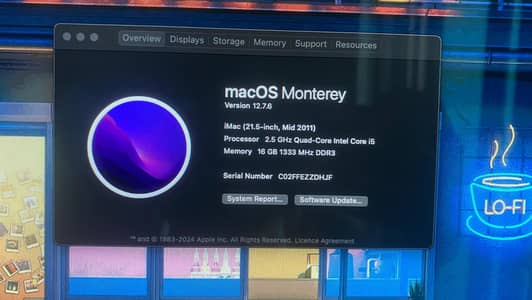 iMac( 21.5 inches, mid 2011 gen)
