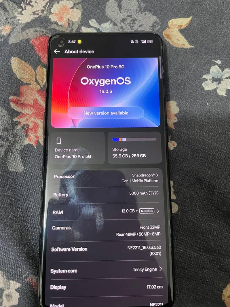 One Plus 10 Pro 6