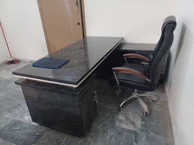 Executive Office Table & Executive Chair  Office Furniture
