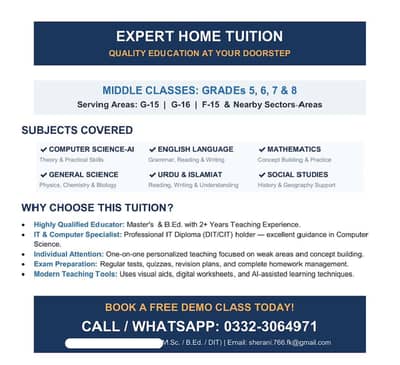 Home tutor
