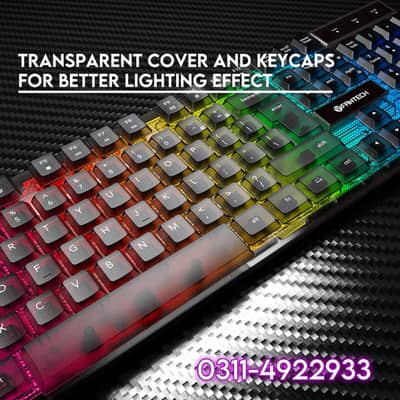 Transparent Gaming RGB Keyboard