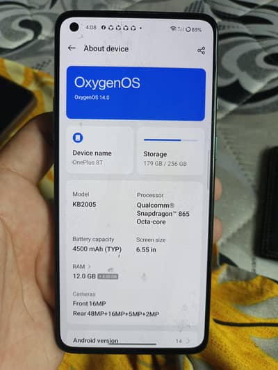 One Plus 8T 12/256