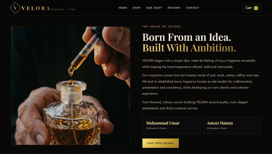 Luxury Perfume E-Commerce Website Development 2