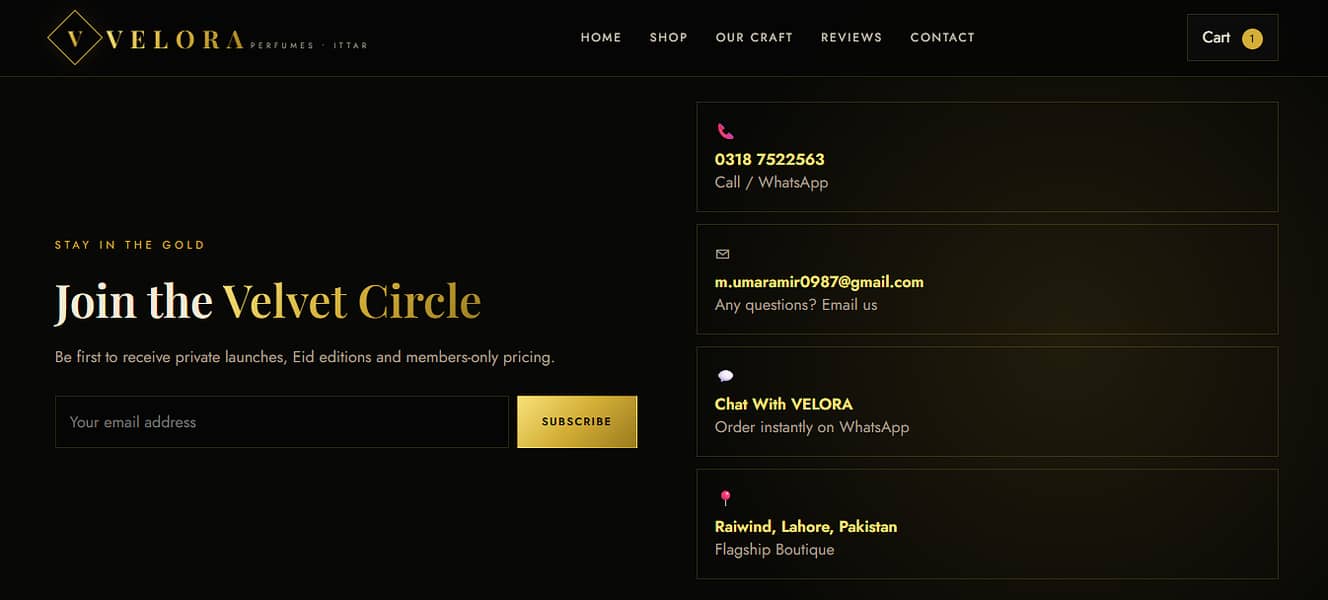 Luxury Perfume E-Commerce Website Development 4