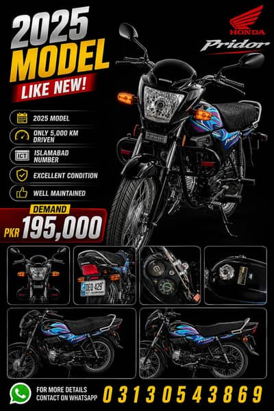Honda prider 2025