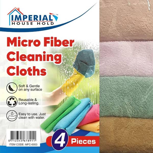 MICRO FIBER CLOTHS FOR HOME, OFFICE, AND MULTI-USE PROJECTS