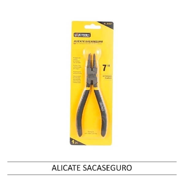 UYUS Internal Circlip Pliers - Bent, 7 Inches