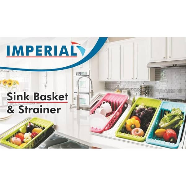 Kitchen Colander Fruit Vegetable Washing Basket Foldable Strainer Collapsible Drainer Over The Sink