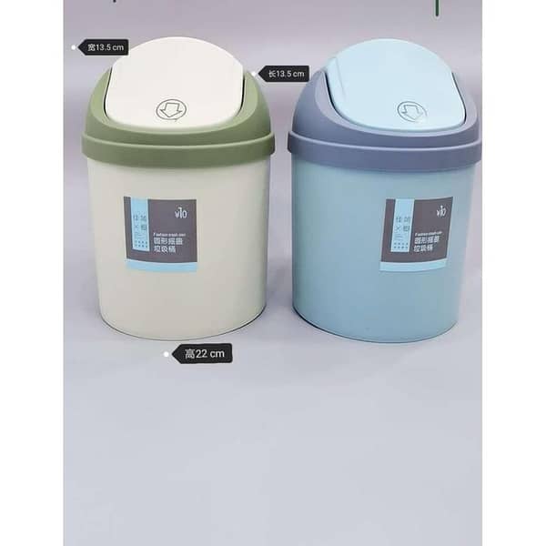 Mini Trash/ Dust bin Small Trash Can Tube Cute Small Waste Bin Household Office Storage Accessories Desk