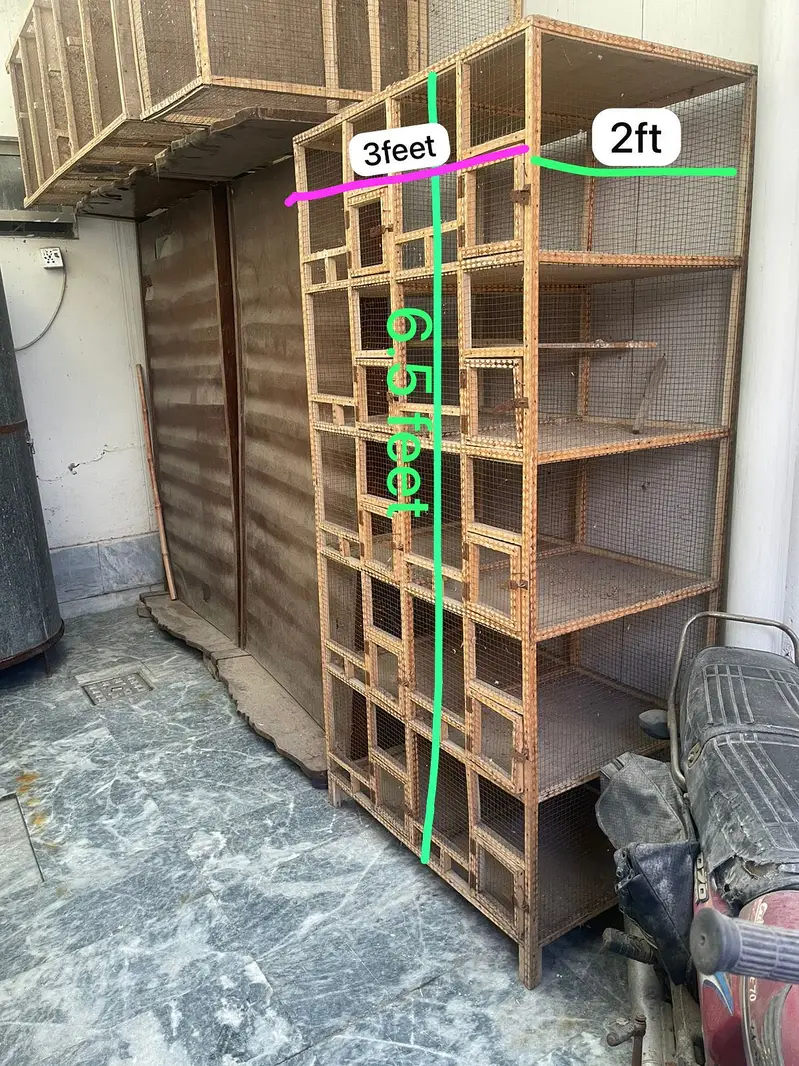 Cages for sale 6.5 x 3 feet