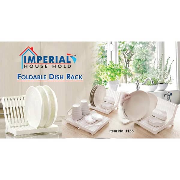 Kitchen Sink Dish Foldable Drainer Drying Rack