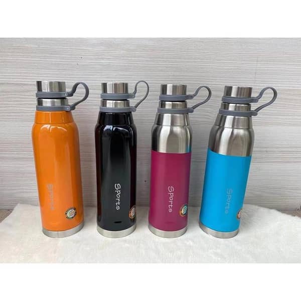 Stainless steel sports bottle