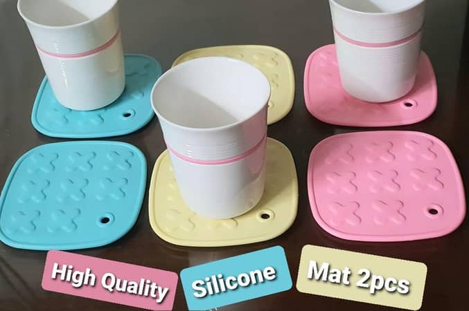 high quality Silicone Tea Mat set of 2