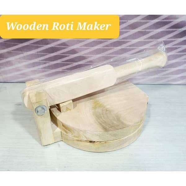 Wooden Tortilla Press, Tortilla Maker, Wooden Roti Maker, Puri Maker