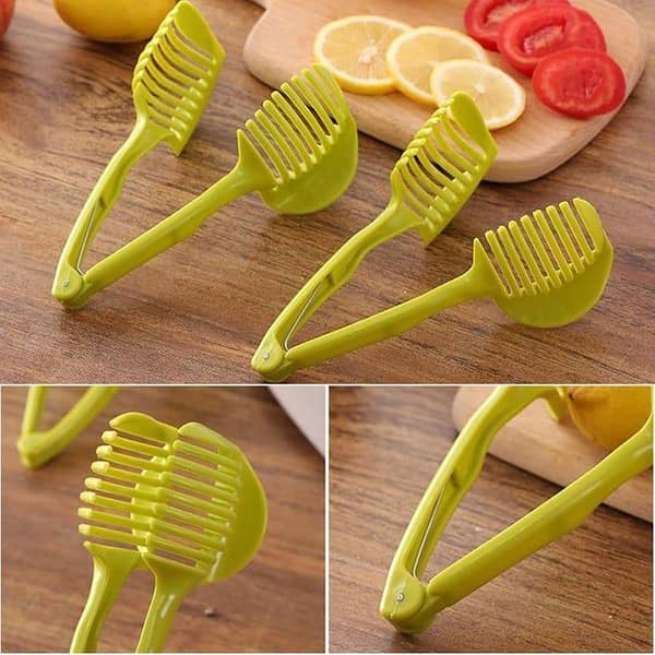 Cooking Tools Kitchen Accessories Fruit Cutter Creative Gadget Kitchenware Tomato Slicer For Potato Apple Bread Clip